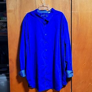 Robert Graham DXL 5xl Navy long sleeve